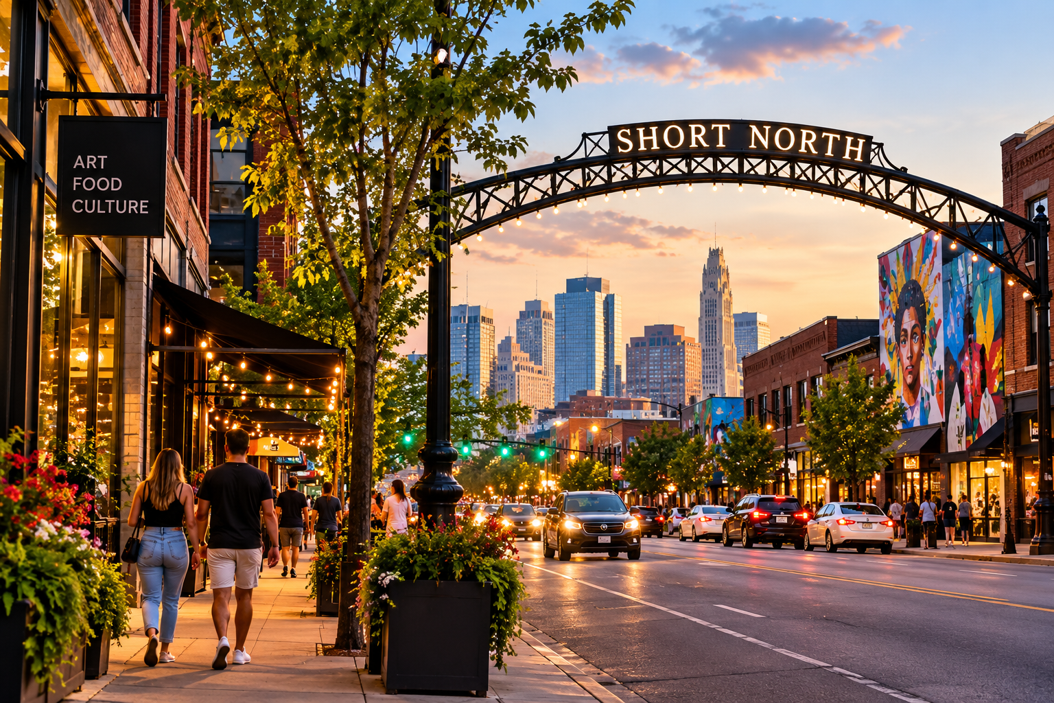 Illustrative view of the Short North Arts District